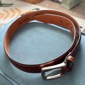 Kirkland Signature Men's Brown Leather Belt